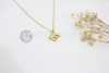 Kalung Single Gold Plated kalung abjad E