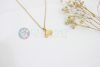 Kalung Single Gold Plated kalung abjad F