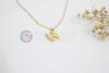 Kalung Single Gold Plated kalung abjad H